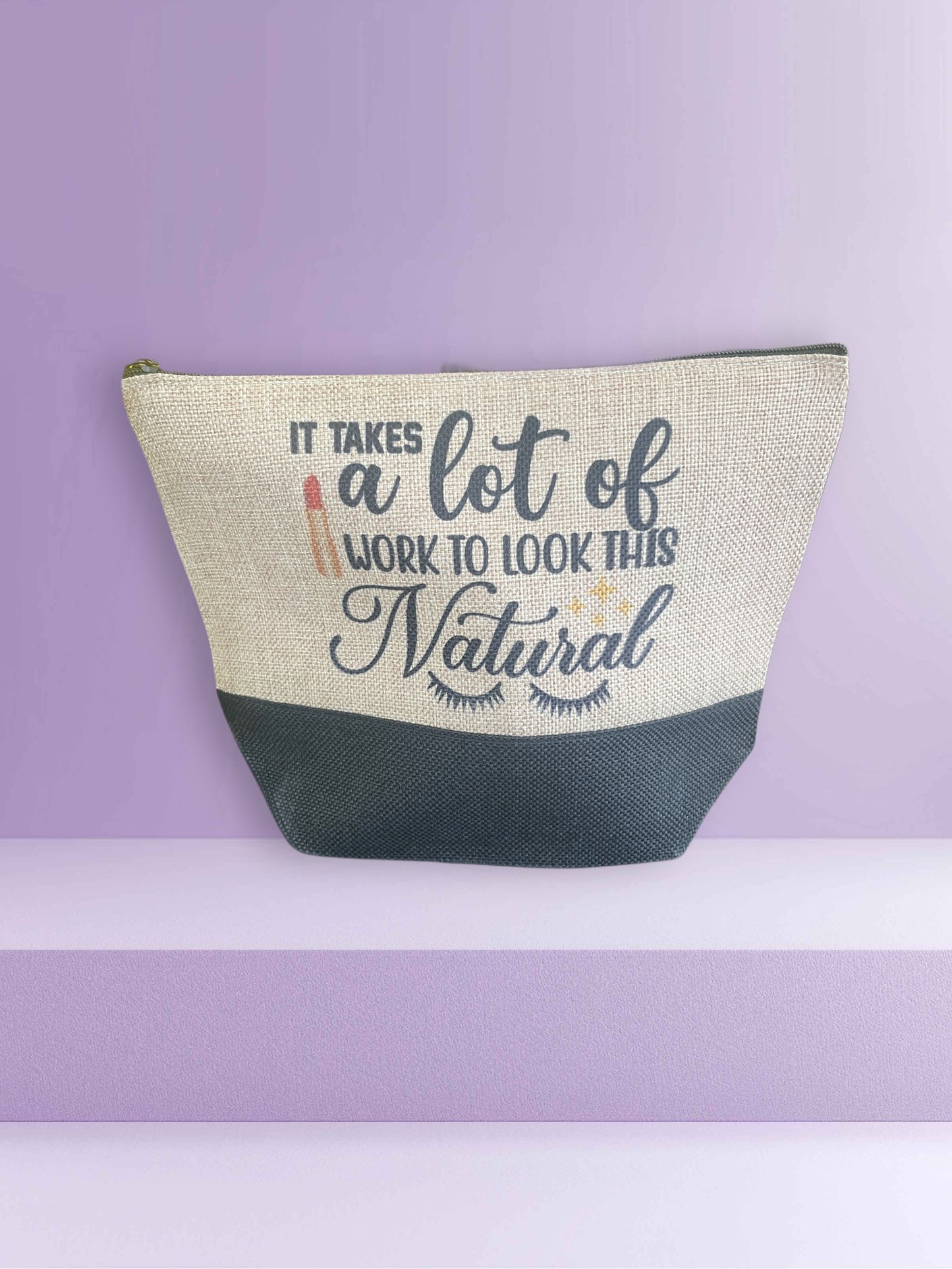 “Natural? With a Side of Drama” – Sassy Makeup Bag