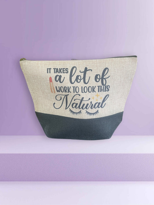 “Natural? With a Side of Drama” – Sassy Makeup Bag
