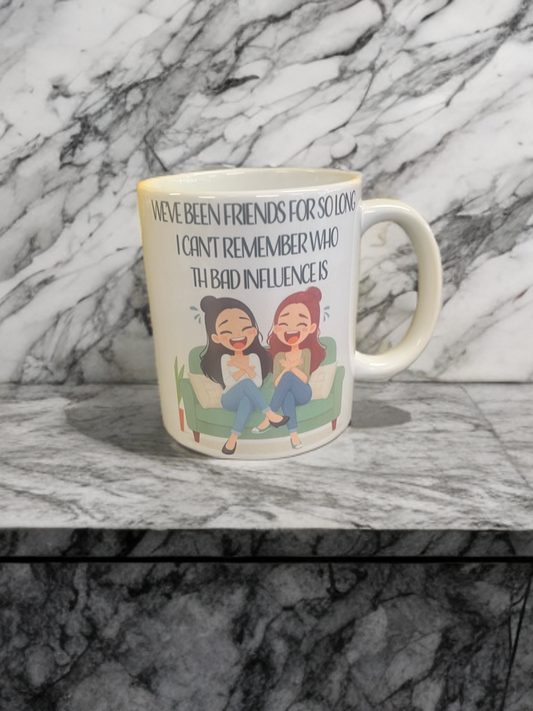 “Partners in Chaos” – 11oz Mug for Lifelong Laughs