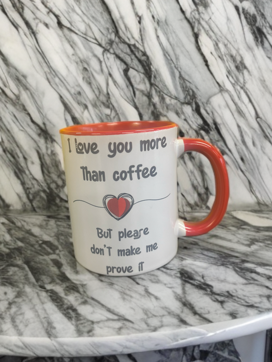 “Coffee vs. Commitment” – Humorous 11oz Mug for Caffeinated Romantics