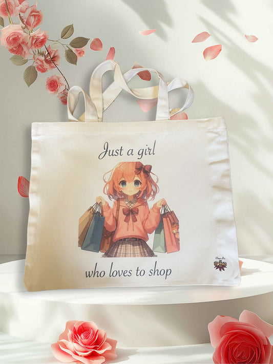 “Retail Princess” – Anime-Inspired Tote for Fashion Lovers