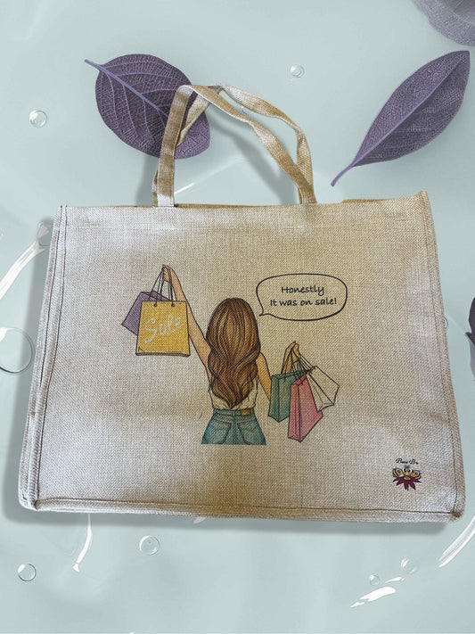 “Retail Justification Bag” – Colourful Tote with Sass