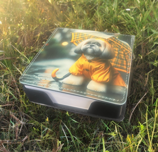 “Paws & Showers" – Rainy Day Dog Note Block